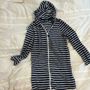 Lands End Kids Terrycloth Zip Coverup